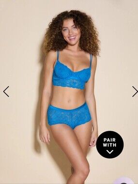 NWT Cosabella Lace Bralette & Boyshort Set - Women Intimates Khana Set Sz M $189